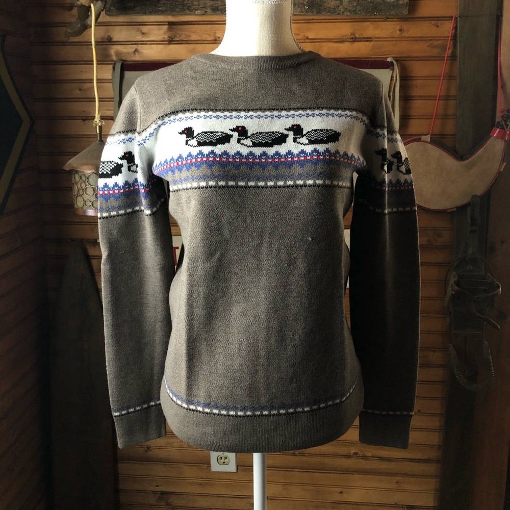 LL BEAN Merino Wool Loon Sweater